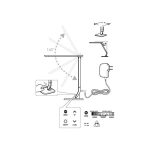 SELLANO 4W 450LM 3000-6000K LED ÍRÓASZTALI LÁMPA