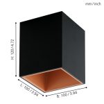 POLASSO 3,3W 340LM 3000K LED MENNYEZETI LÁMPA