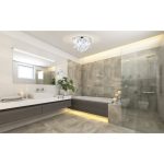 ALMONTE G9 4X3W IP44 LED MENNYEZETI LÁMPA
