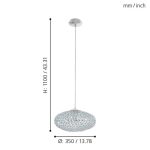 CLEMENTE E27 1X60W FÜGGESZTÉK