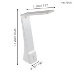 LA SECA 1,8W 170LM 3000-5000K LED ÍRÓASZTALI LÁMPA