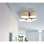 PASTORE 1 E27 6x40W TEXTIL MENNYEZETI LÁMPA