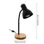 VERADAL E27 1X40W ÍRÓASZTALI LÁMPA
