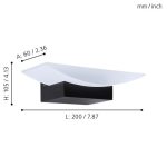 METRASS 5,6W 680LM 3000K LED FALI LÁMPA