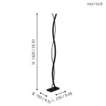 LASANA 36W 4700 lm 3000K LED ÁLLÓLÁMPA