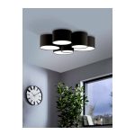 PASTORE 2 E27 6X40W TEXTIL MENNYEZETI LÁMPA