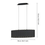 MARASALES E27 2x40W FÜGGESZTÉK