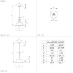 CALMANERA E27 1X40W FÜGGESZTÉK