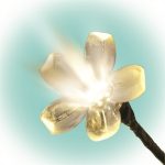 LED-es cseresznyefa dekoráció, 1,5 m