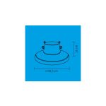 Karácsonyfatalp, sötétzöld