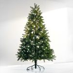 Műfenyő beépített LED világítással, valósághű, 180cm
