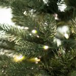 Műfenyő beépített LED világítással, valósághű, 180cm